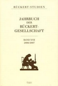 Enlarge image Cover: Jahrbuch der Rückert Gesellschaft - Ergon