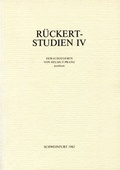 Cover: Jahrbuch der R&uuml;ckert Gesellschaft - Ergon