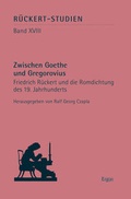 Cover: Zwischen Goethe und Gregorovius - Ergon
