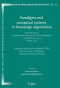 Cover: Paradigms and conceptual systems in knowledge organization - Ergon