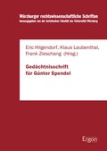 Cover: Ged&auml;chtnisschrift f&uuml;r G&uuml;nter Spendel - Ergon