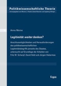 Cover: Legitimit&auml;t weiter denken? - Ergon