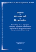 Cover: Wissen - Wissenschaft - Organisation - Ergon