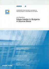 Enlarge image Cover: Mass Media in Bulgaria - Projekt