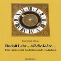 Cover: Rudolf Lehr - All die Johre... - verlag regionalkultur