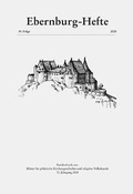 Cover: Ebernburg-Hefte - verlag regionalkultur