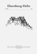 Cover: Ebernburg-Hefte - verlag regionalkultur