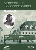 Cover: Mannheimer Geschichtsbl&auml;tter - remmagazin 18/2009 - verlag regionalkultur