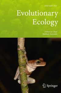 Bild: Evolutionary Ecology - Springer