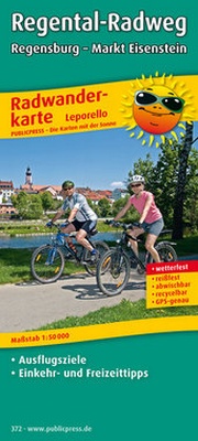 Abbildung von: Regental-Radweg, Regensburg - Markt Eisenstein - PUBLICPRESS