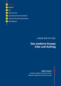 Cover: Das moderne Europa - VDG Weimar - Verlag und Datenbank f&uuml;r Geisteswissenschaften