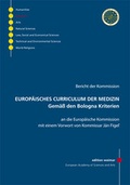Cover: EUROP&Auml;ISCHES CURRICULUM DER MEDIZIN gem&auml;&szlig; den Bologna Kriterien - VDG Weimar - Verlag und Datenbank f&uuml;r Geisteswissenschaften
