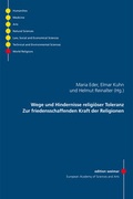 Cover: Wege und Hindernisse religi&ouml;ser Toleranz - VDG Weimar - Verlag und Datenbank f&uuml;r Geisteswissenschaften