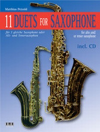 Enlarge image Cover: 11 Duets For Saxophone - AMA