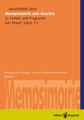 Cover: Mempsimoirie und Avaritia - Duehrkohp & Radicke