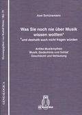 Cover: Was Sie noch nie &uuml;ber Musik wissen wollten* *und deshalb auch nicht fragen w&uuml;rden - Die Blaue Eule
