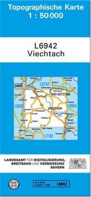 Abbildung von: TK50 L6942 Viechtach - Landesamt für Digitalisierung, Breitband und Vermessung, Bayern