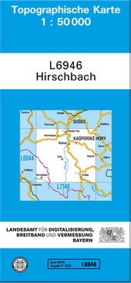 Abbildung von: TK50 L6946 Hirschbach - Landesamt für Digitalisierung, Breitband und Vermessung, Bayern