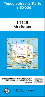 Abbildung von: TK50 L7146 Grafenau - Landesamt für Digitalisierung, Breitband und Vermessung, Bayern