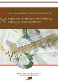 Enlarge image Cover: II. Otto-Henning General Counsel Benchmarking-Report 2007 - GABAL