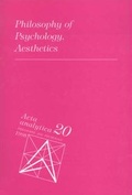 Cover: Philosophy of Psychology, Aesthetics - J.H.R&ouml;ll Verlag