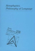 Cover: Metaphysics, Philosophy of Language - J.H.R&ouml;ll Verlag