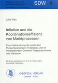 Cover: Inflation und die Koordinationseffizienz von Marktprozessen - Josef Eul Verlag