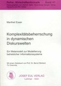 Cover: Komplexit&auml;tsbeherrschung in dynamischen Diskurswelten - Josef Eul Verlag