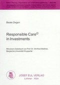 Cover: Responsible Care in Investments - Josef Eul Verlag