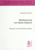 Cover: Besteuerung von Stock Options - Josef Eul Verlag