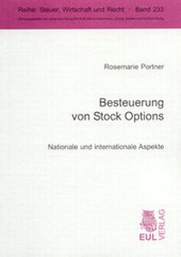 Abbildung von: Besteuerung von Stock Options - Josef Eul Verlag