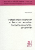 Cover: Personengesellschaften im Recht der deutschen Doppelbesteuerungsabkommen - Josef Eul Verlag