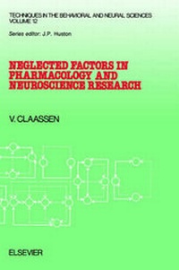 Abbildung von: Neglected Factors in Pharmacology and Neuroscience Research: Volume 12 - Elsevier