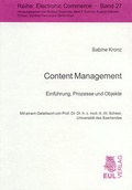 Cover: Content Management - Josef Eul Verlag