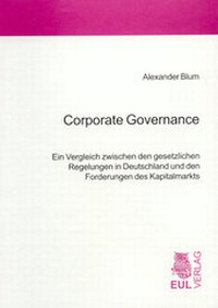 Abbildung von: Corporate Governance - Josef Eul Verlag