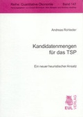 Cover: Kandidatenmengen f&uuml;r das TSP - Josef Eul Verlag
