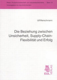 Abbildung von: Die Beziehung zwischen Unsicherheit, Supply-Chain-Flexibilität und Erfolg - Josef Eul Verlag
