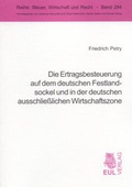 Cover: Die Ertragsbesteuerung auf dem deutschen Festlandsockel und in der deutschen ausschlie&szlig;lichen Wirtschaftszone - Josef Eul Verlag
