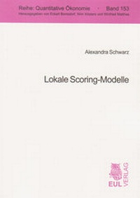 Enlarge image Cover: Lokale Scoring-Modelle - Josef Eul Verlag