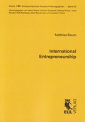 Cover: International Entrepreneurship - Josef Eul Verlag