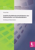 Cover: Implizite Ausfallwahrscheinlichkeiten der Staatsanleihen von Schwellenl&auml;ndern - Josef Eul Verlag