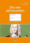 Cover: Die vier Jahreszeiten Sch&uuml;lerheft (Mindestabnahme 10 Exemplare) - Lugert Verlag