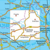 Abbildung von: L3134 Arendsee (Altmark) Topographische Karte 1:50000 - Landesamt für Vermessung und Geoinformation Sachsen-Anhalt (LVermGeo)