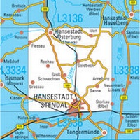 Abbildung von: L3336 Hansestadt Stendal Topographische Karte 1:50000 - Landesamt für Vermessung und Geoinformation Sachsen-Anhalt (LVermGeo)