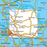 Abbildung von: L3732 Helmstedt Topographische Karte 1:50000 - Landesamt für Vermessung und Geoinformation Sachsen-Anhalt (LVermGeo)