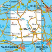 Abbildung von: L4134 Staßfurt Topographische Karte 1:50000 - Landesamt für Vermessung und Geoinformation Sachsen-Anhalt (LVermGeo)