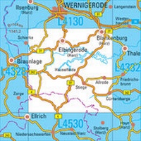 Abbildung von: L4330 Blankenburg (Harz) Topographische Karte 1:50000 - Landesamt für Vermessung und Geoinformation Sachsen-Anhalt (LVermGeo)
