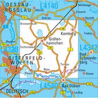 Abbildung von: L4340 Gräfenhainichen Topographische Karte 1:50000 - Landesamt für Vermessung und Geoinformation Sachsen-Anhalt (LVermGeo)