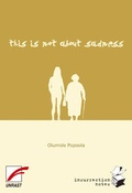 Cover: this is not about sadness - Unrast Verlag