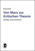 Cover: Von Marx zur Kritischen Theorie - Unrast Verlag